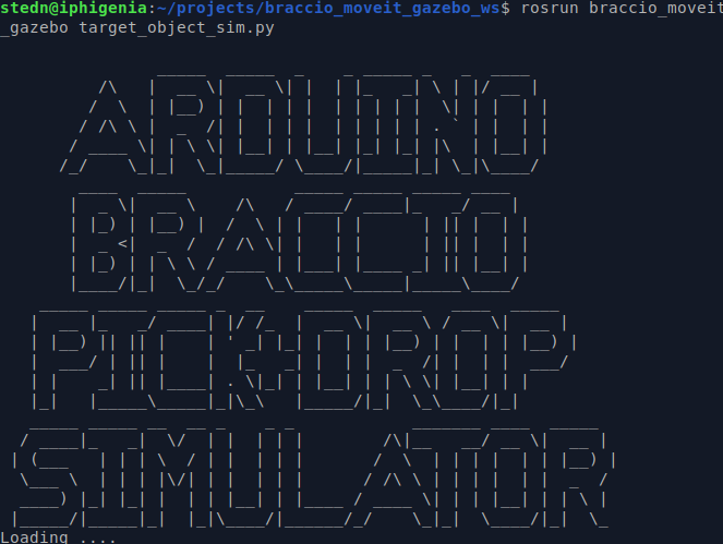 ASCII splash screen for Arduino Braccio Pick+Drop Simulator.