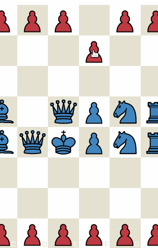 Uprising Chess Pawn Motion