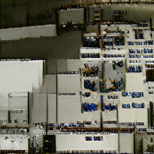 Big Sleep rendered overhead view of what could be a distribution center